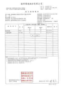 水質檢驗報告